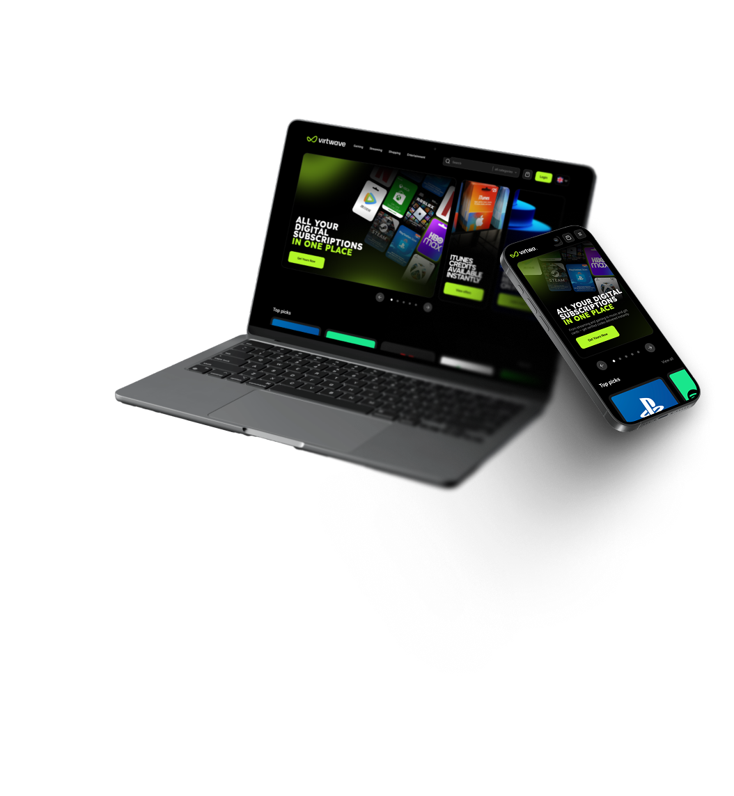 Virtwave on laptop